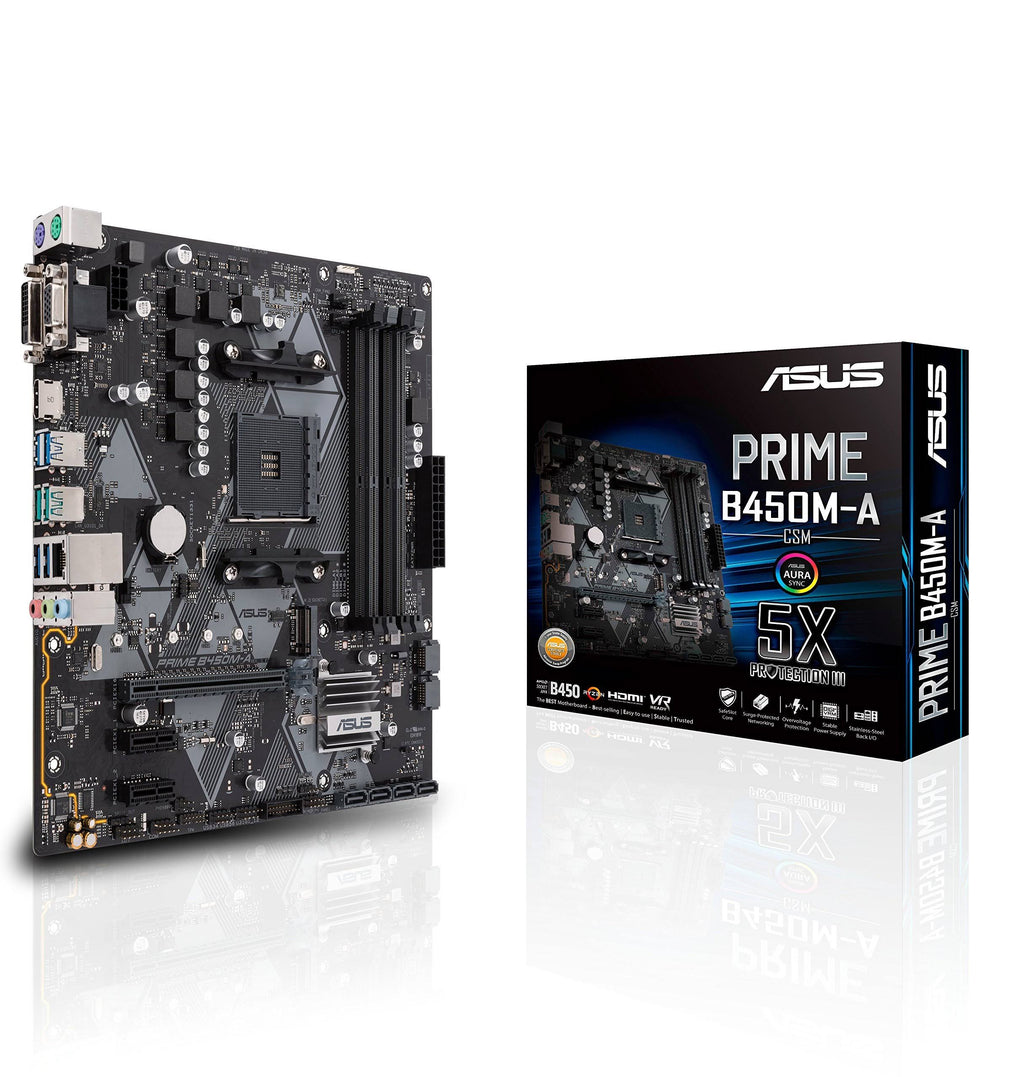ASUS Prime B450M-A/CSM mATX AMD Motherboard O61235