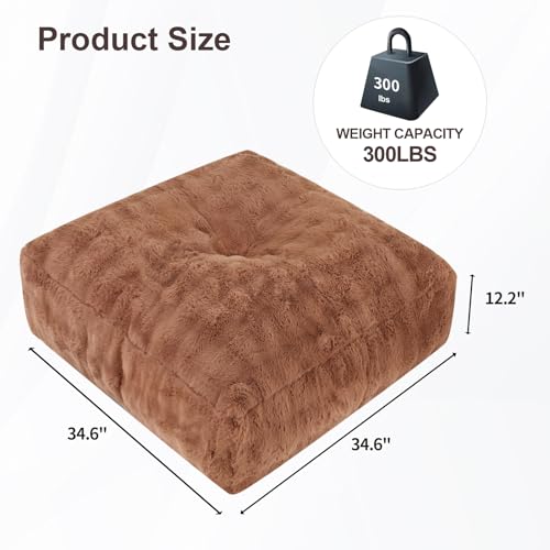 Brown Floor Sofa Bean Bag Chair V625393