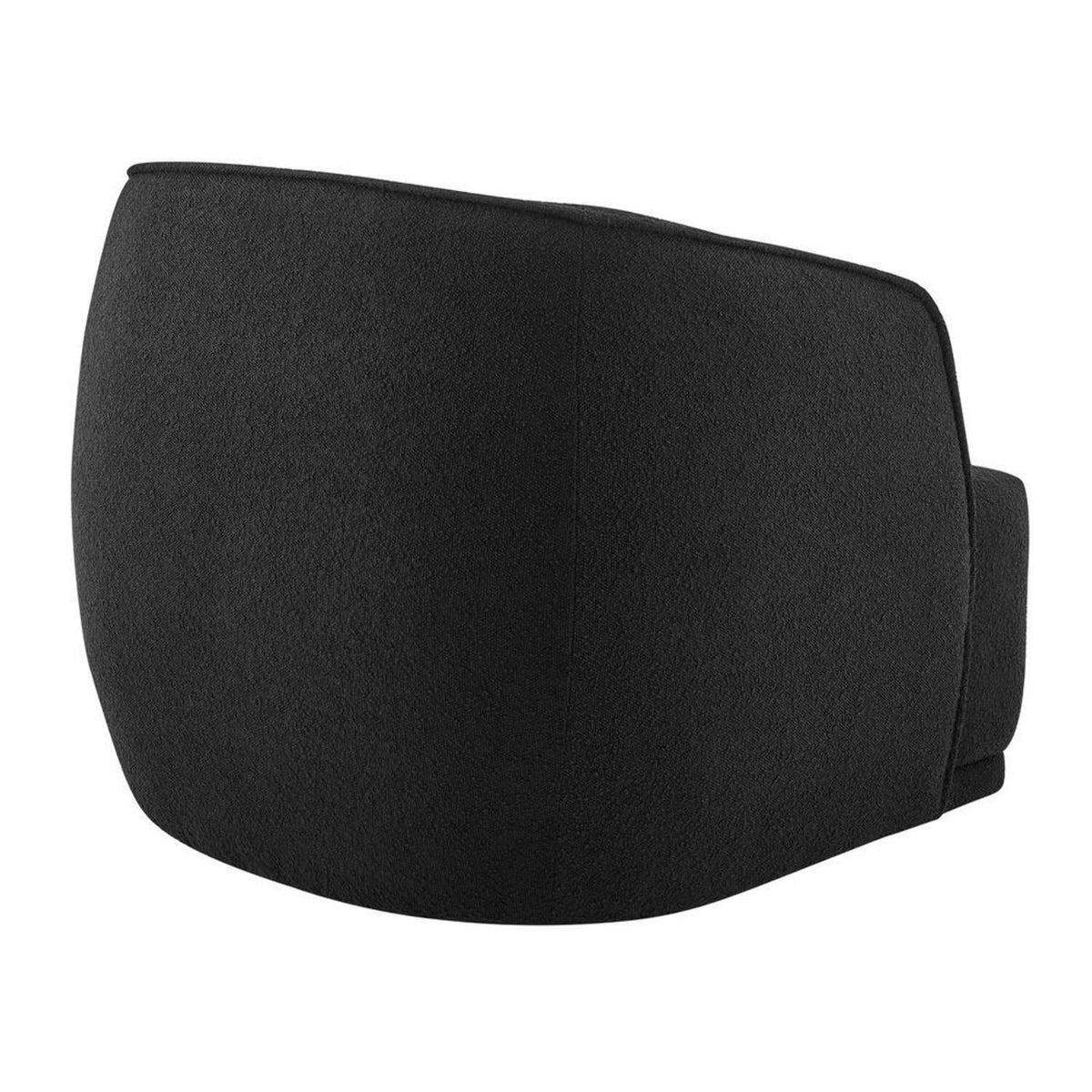 Black Fabric Swivel Accent Chair P15595