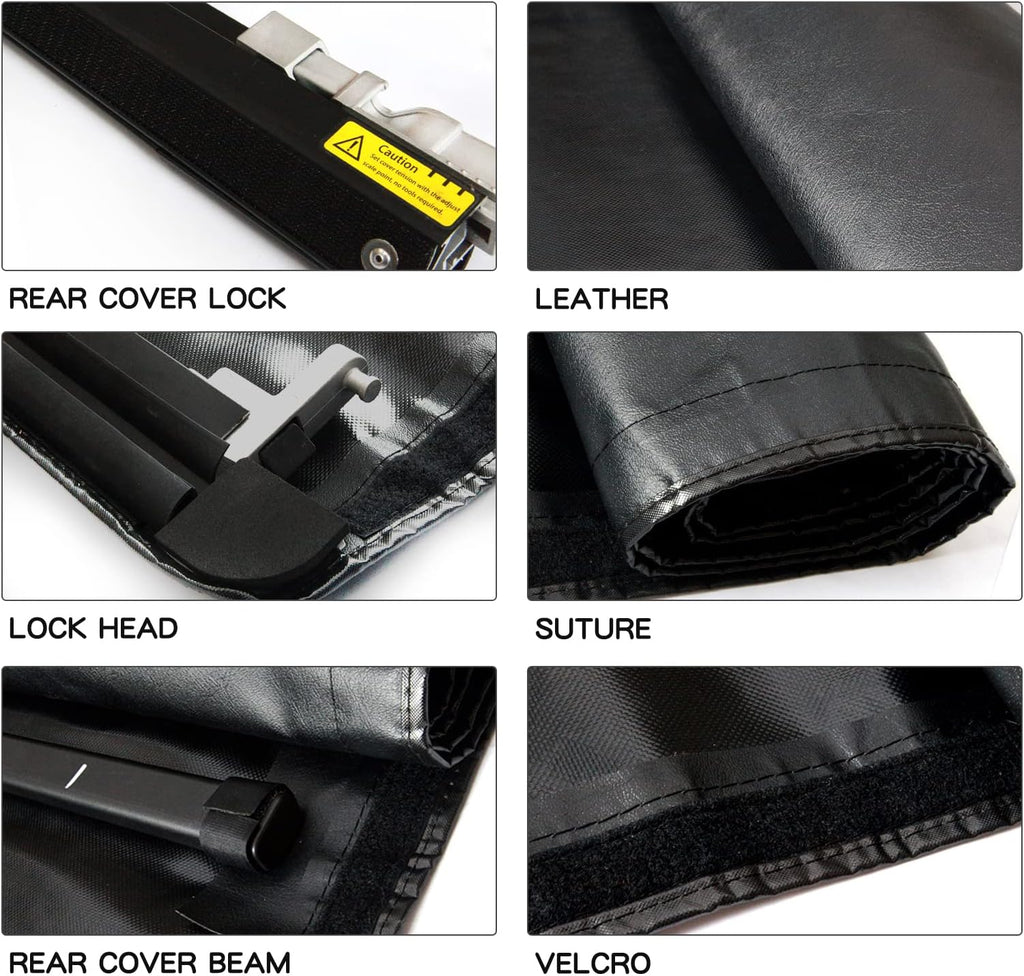 Soft Roll Up Tonneau Cover for 5ft Fleetside Bed F6490