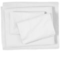 100% Cotton Flannel Deep Pocket 4-Piece Sheet Set Cal King White T762