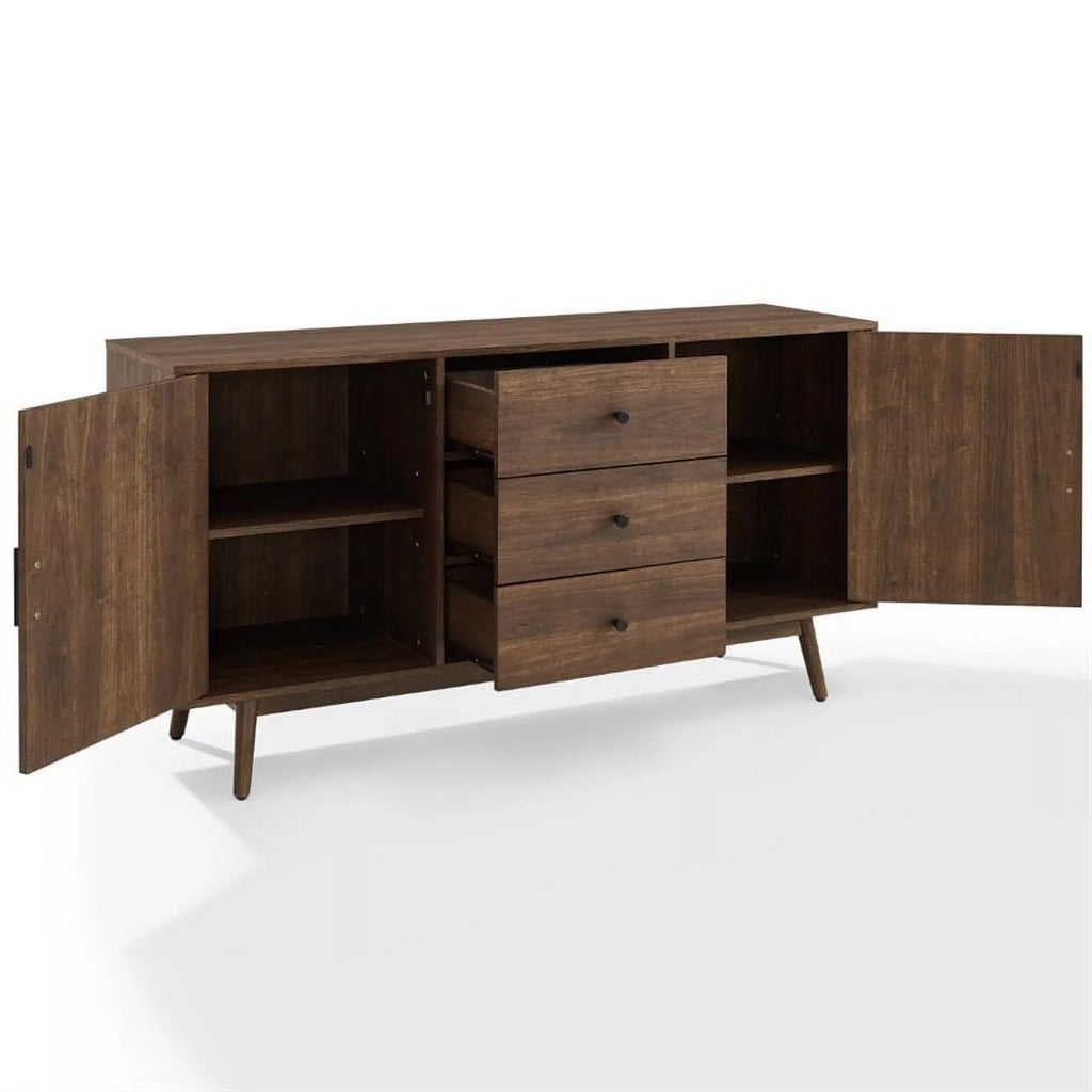 Wooden Mid-Century Modern Sideboard in Brown R775062