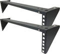 2U Light-Loading Foldable 19 Inches Cold Rolled Steel Vertical Wall Mount Rack N8779