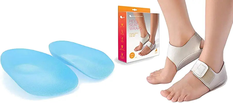 Small Plantar Fasciitis Insoles and Heel Wraps Z396