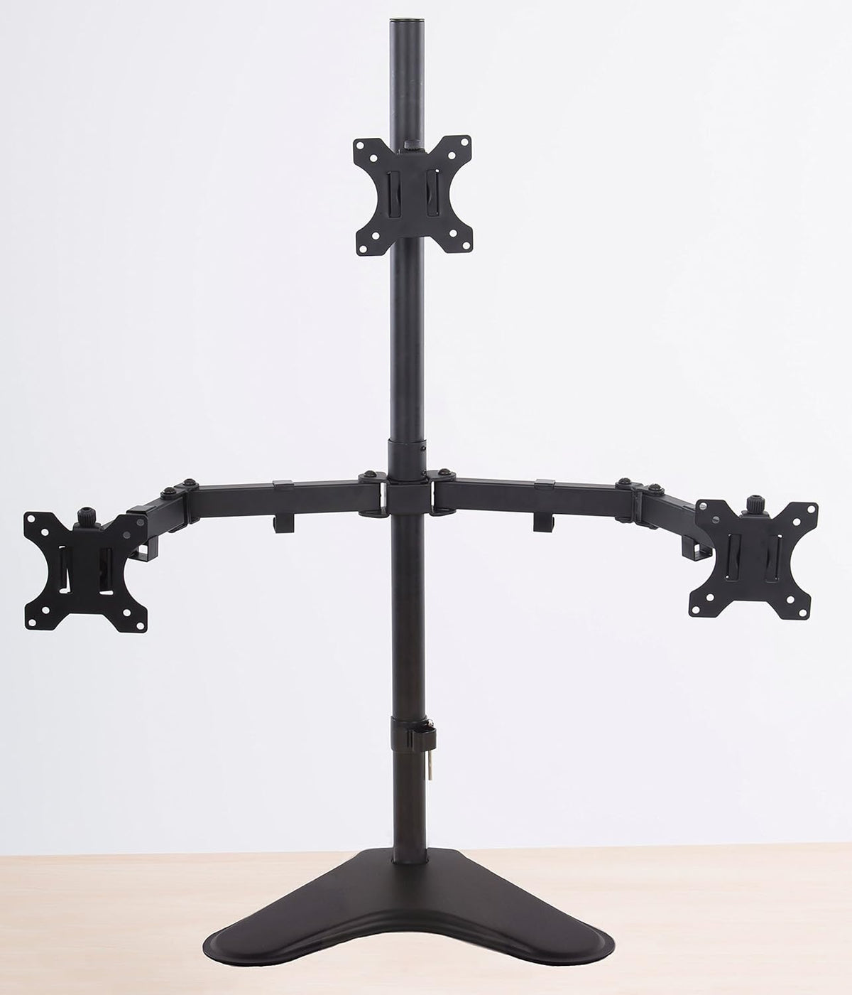 Freestanding Triple Monitor Mount Desk Stand with VESA Mounts V532