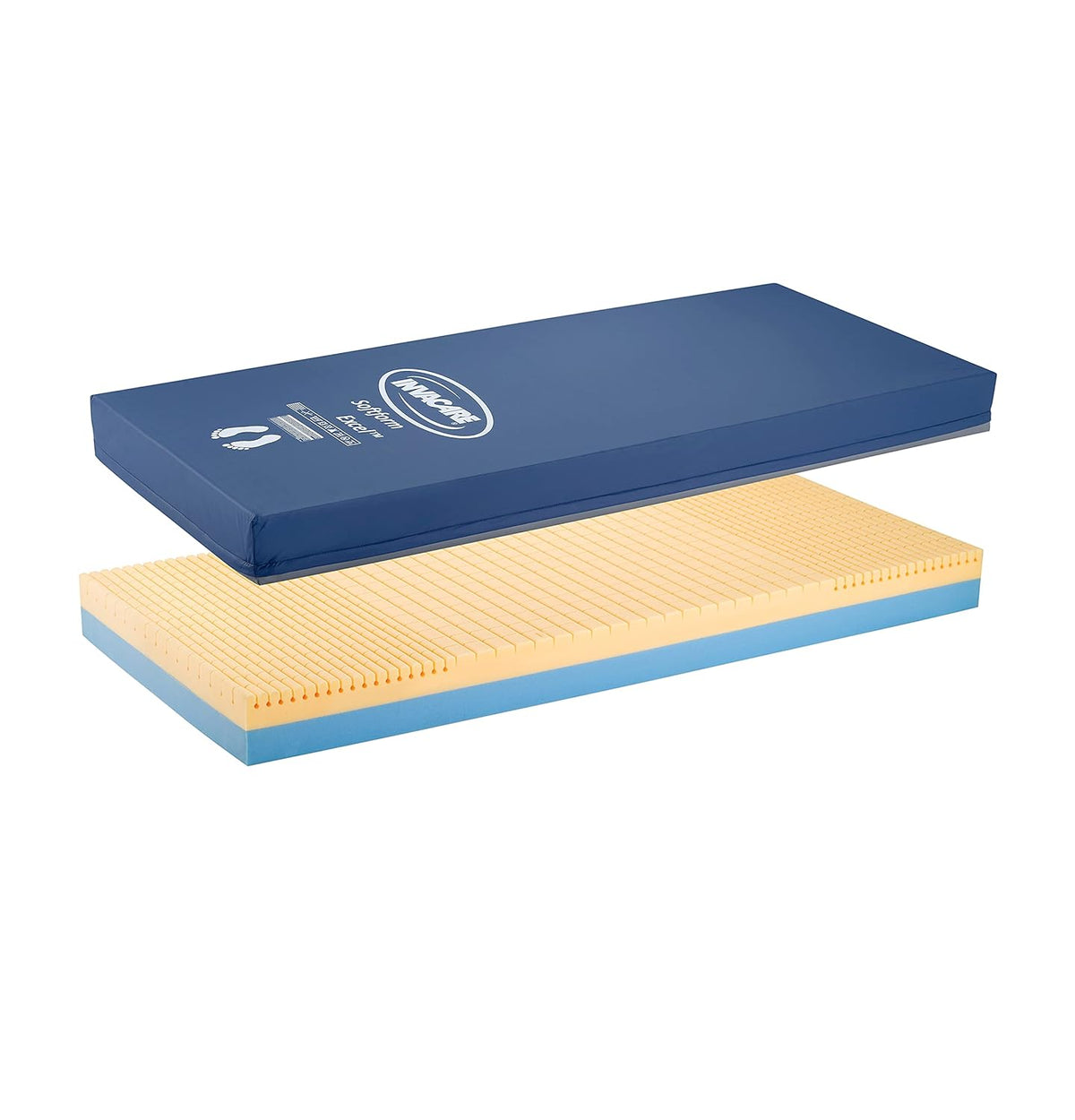 80 x 36 x 6 Blue Fluid-Resistant Homecare Bed Mattress U881688