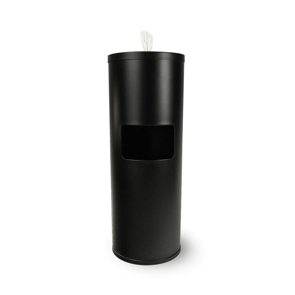Stainless Steel Wipe Dispenser with Trash Can L961
