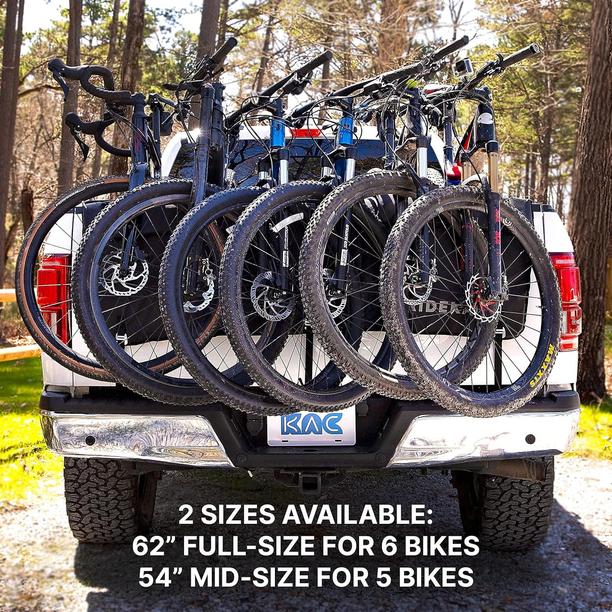 Bike Tailgate Pad with 2 Storage Pockets, 62, Up to 6 Bike Capacity L9591
