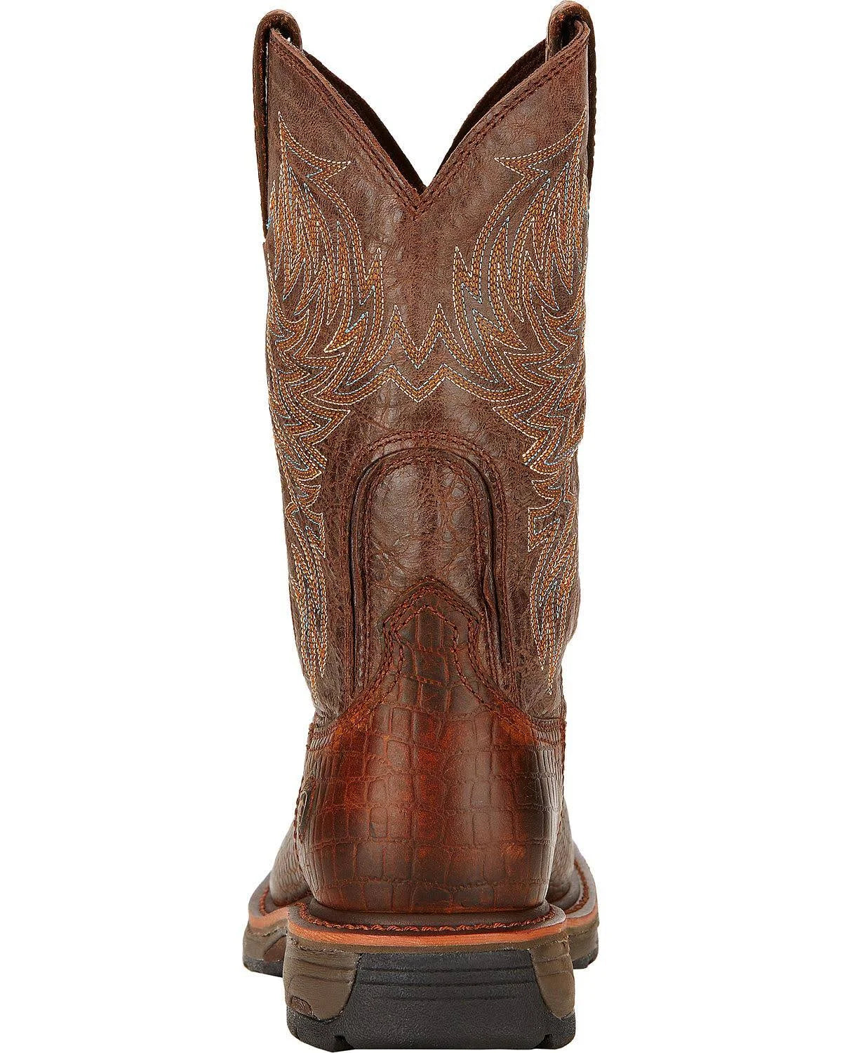 Brown Wide Work Boots B175895
