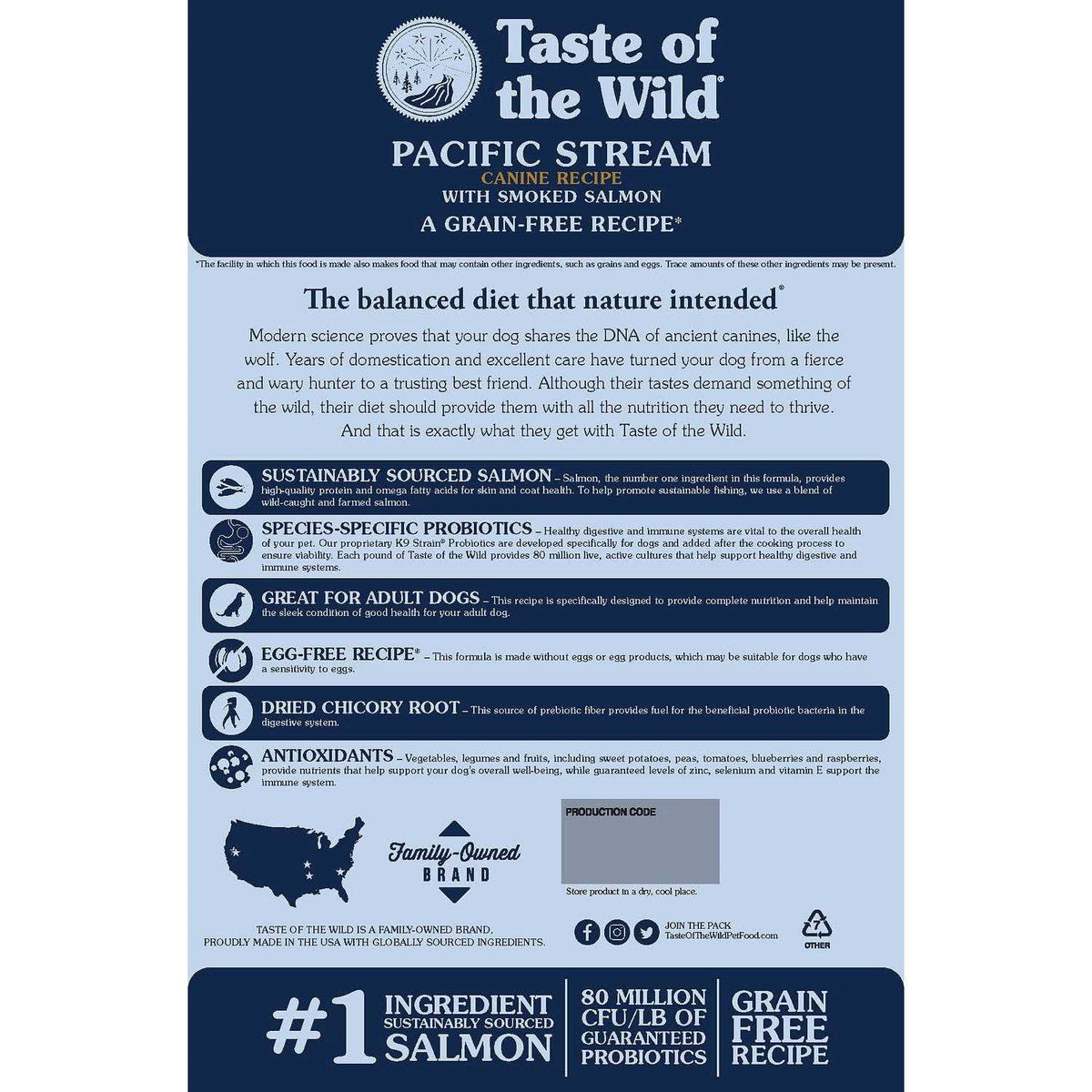 Pacific Stream Dog Food C627