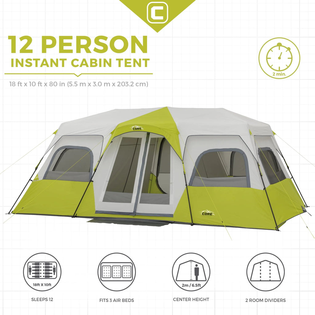 12 Person Cabin Tent S398718