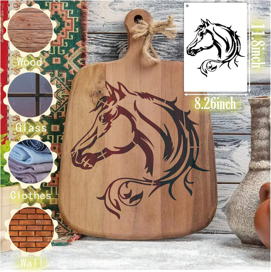 Reusable Horse Stencils for Painting A784998