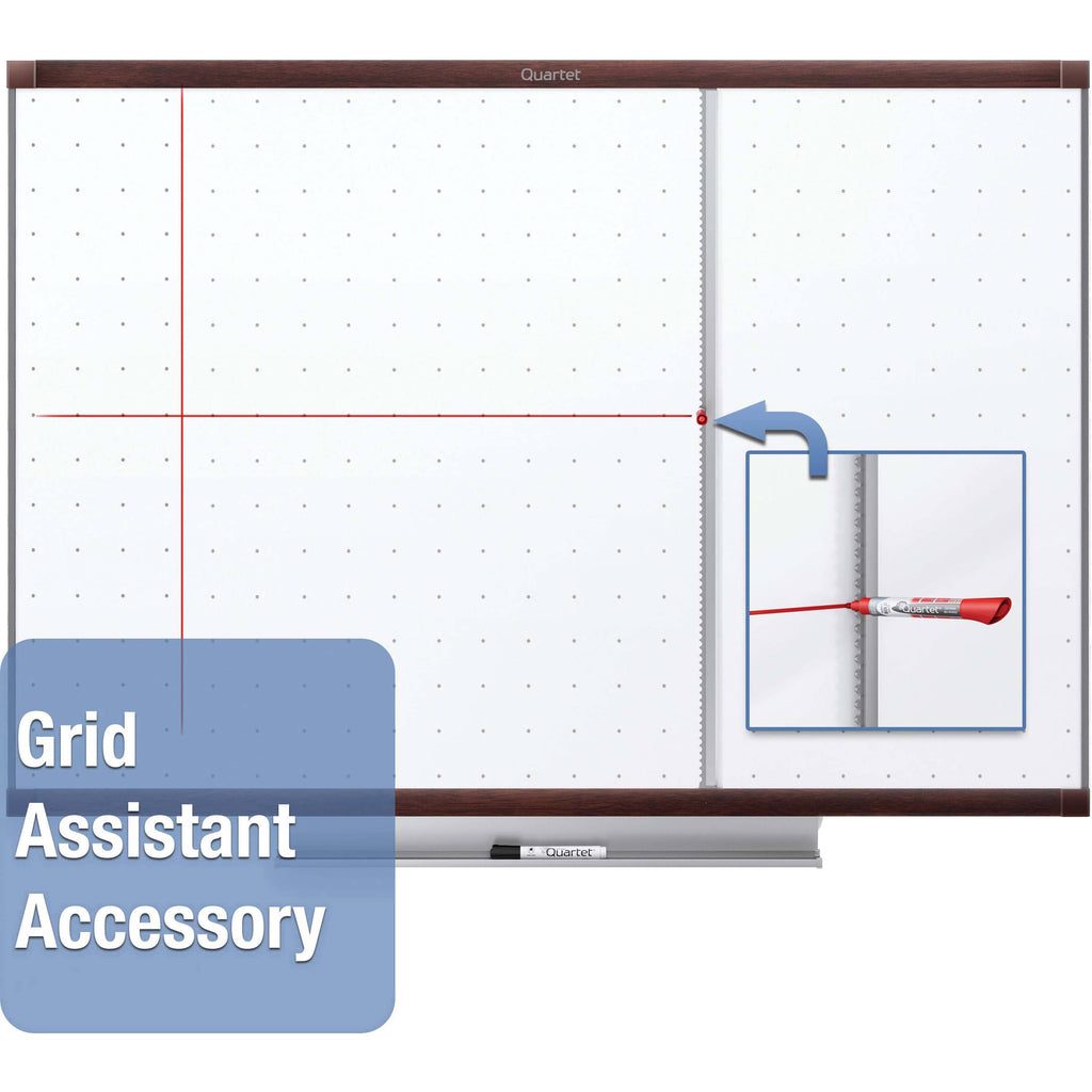 Whiteboard - wall mountable - 48 in x 35.98 in - white - mahogany frame G813