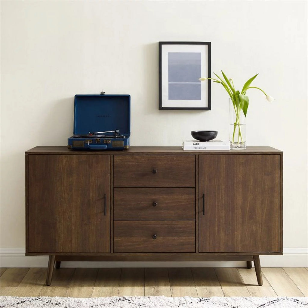Wooden Mid-Century Modern Sideboard in Brown R775062