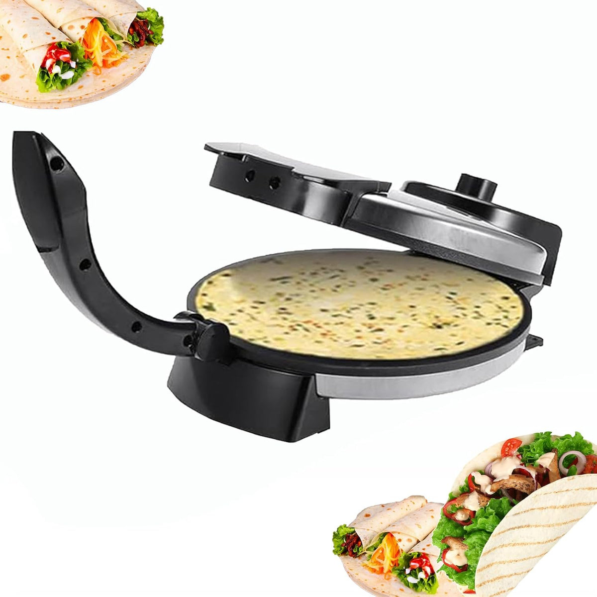10 Inch Non-Stick Electric Tortilla Maker V740983