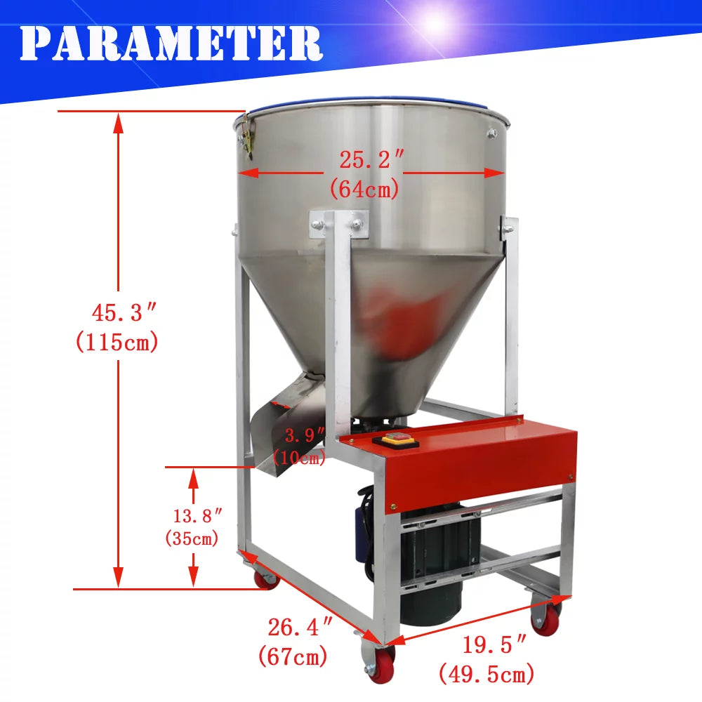 Dry Powder Mixer Stainless Steel 75KG X4573