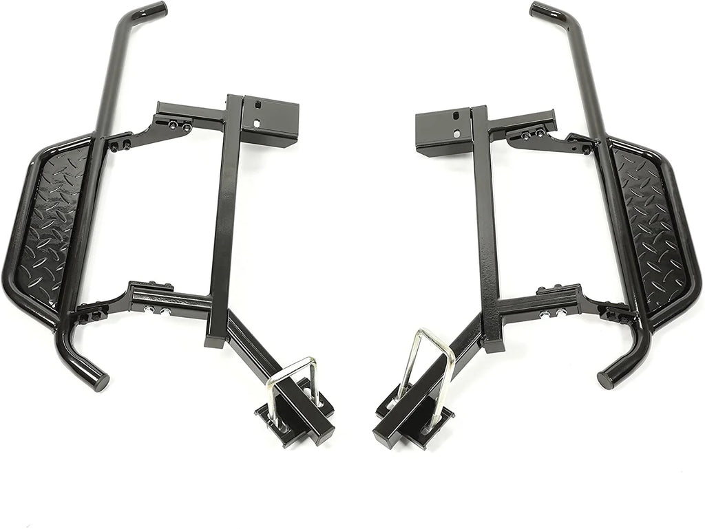 Black Steel Nerf Bars Step Down Kit M27159