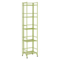 5-Tier Folding Metal Shelving Cobalt Blue O874