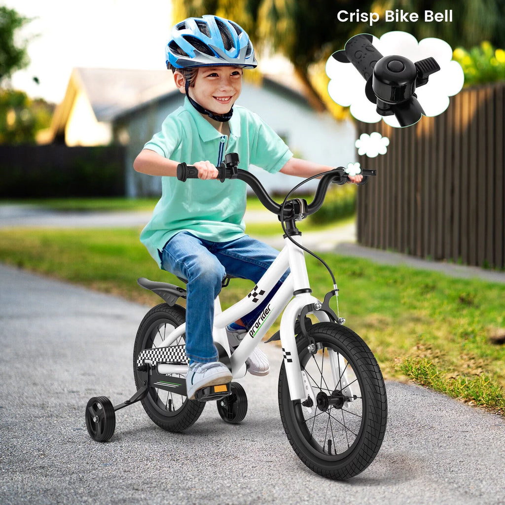 14 Inch Kids Bike with Training Wheels and Basket C31450