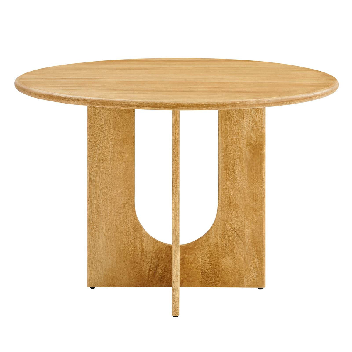 Round 48" Oak Wood Dining Table O98767