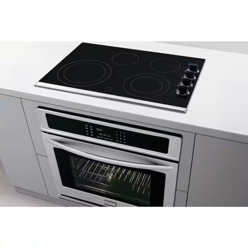 4 Element Electric Cooktop in Black X499