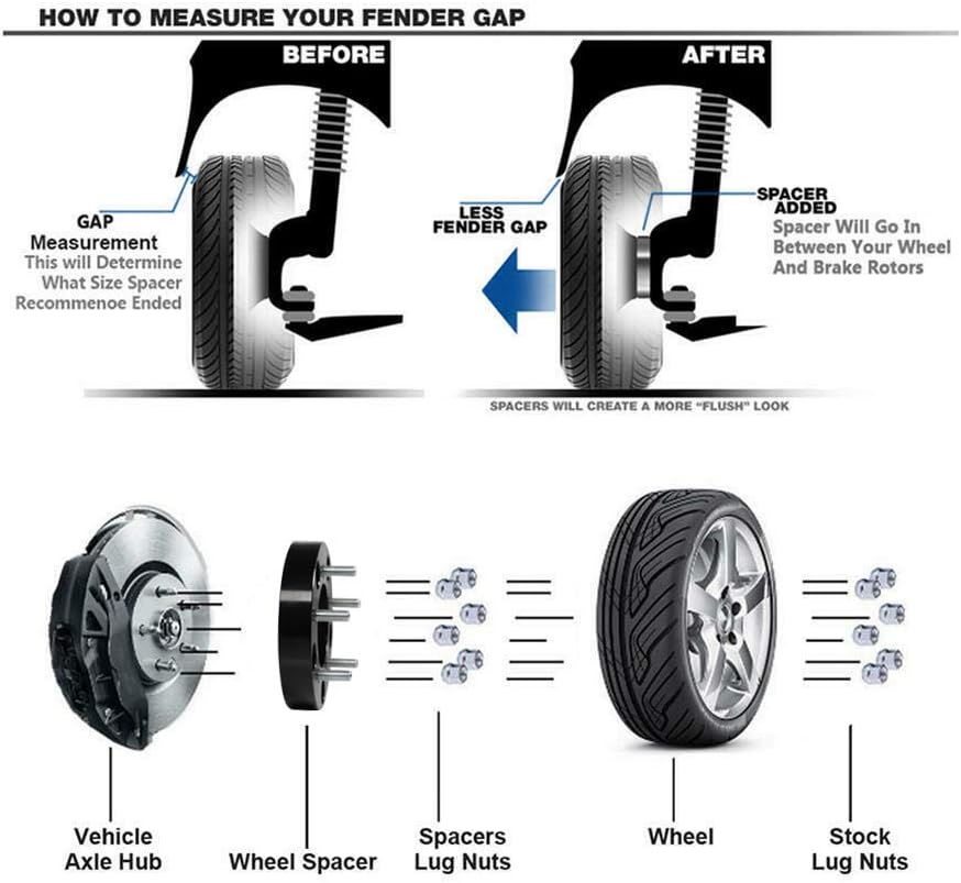 5x4.5 to 5x4.75 Wheel Adapters, 1 inch, 73mm Hub Bore K2327