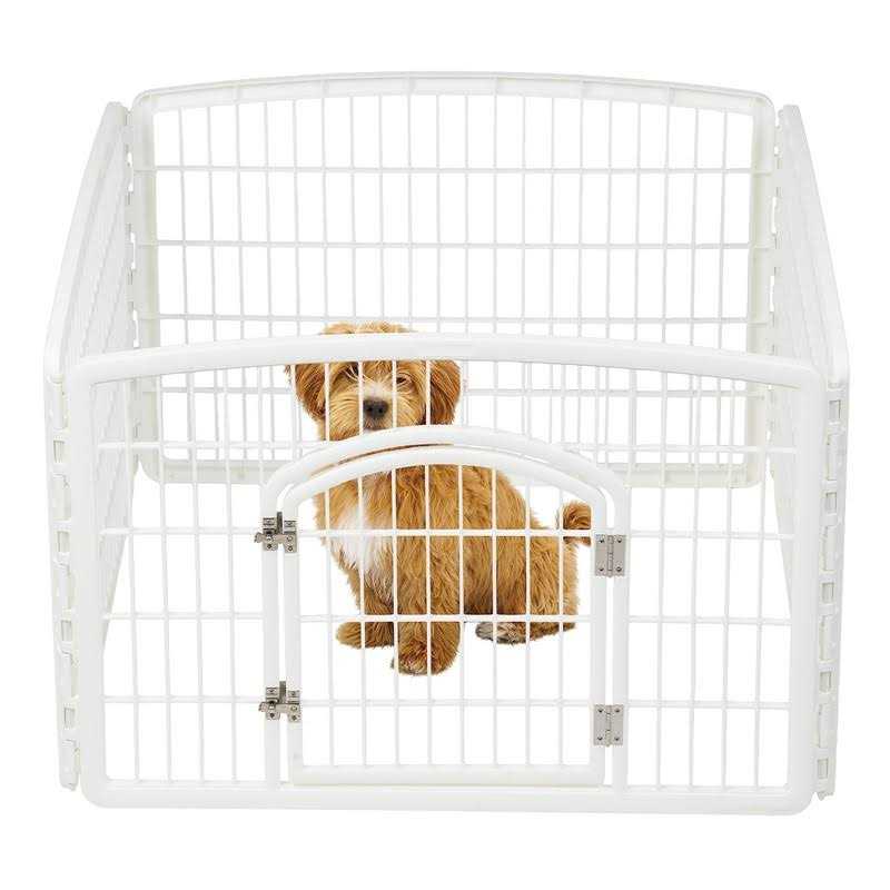 4-Panel Pet Playpen with Door F744416