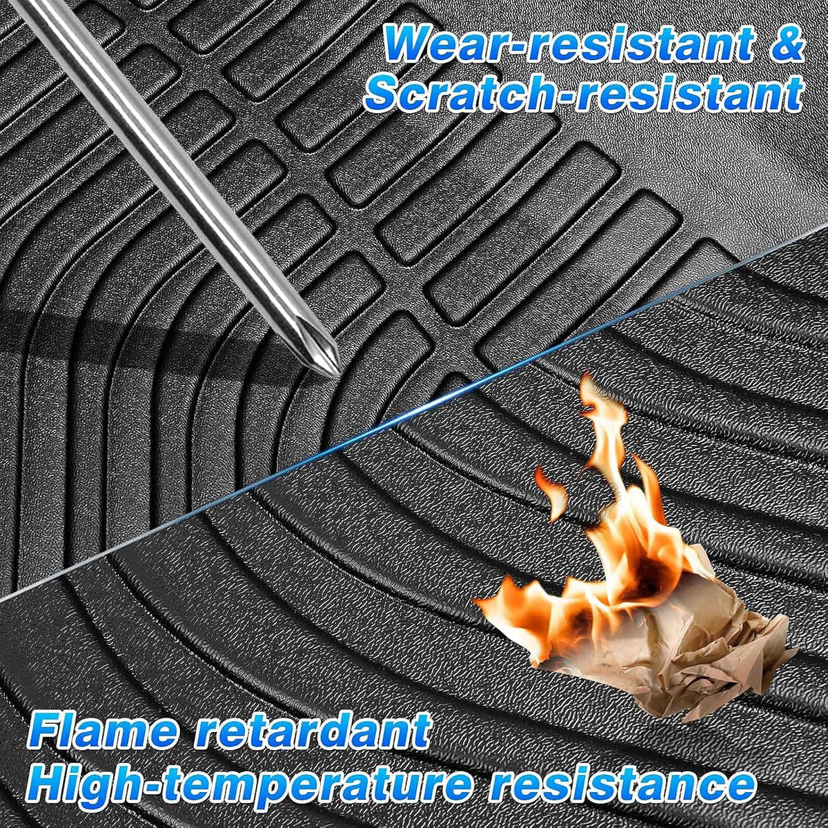 All Weather Floor Liners for Ford Ranger Super Crew TPE F252