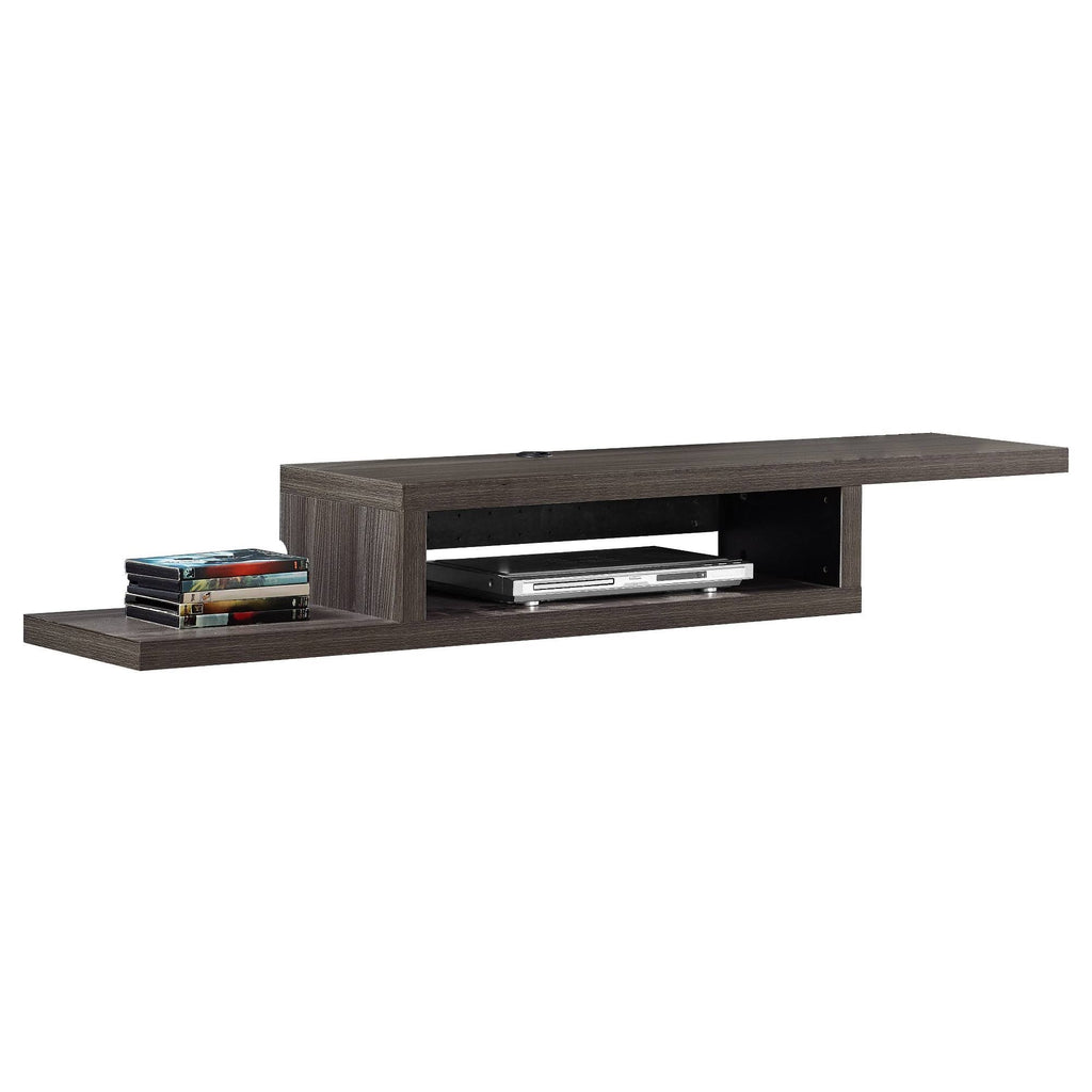 60inch Skyline Walnut Wall Mounted TV Console E328286