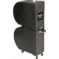 Black Upright Timbale Case with Wheels F527