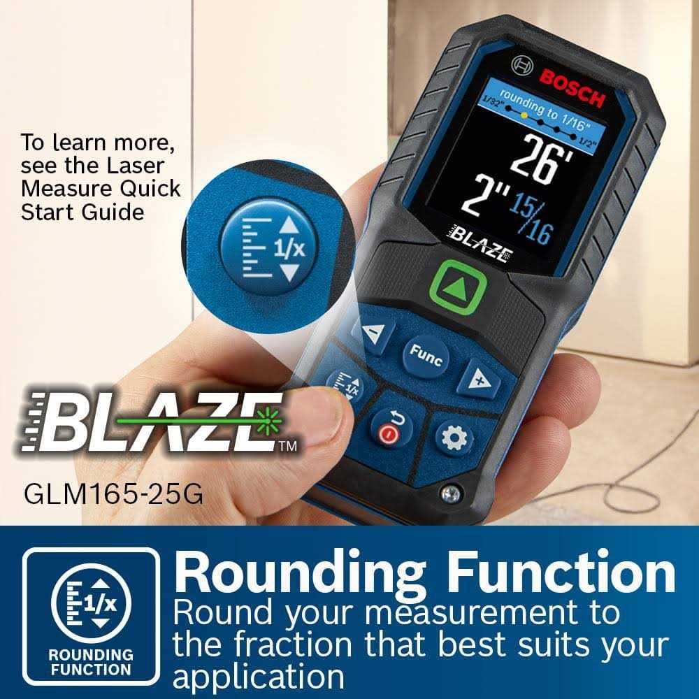 Blaze Green Beam Laser Measure Z662