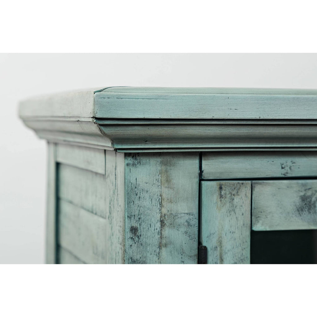 Wood Accent Cabinet with 6 Doors W4075