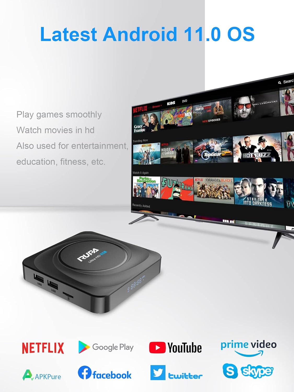 8GB RAM 128GB ROM Android TV Box V94727
