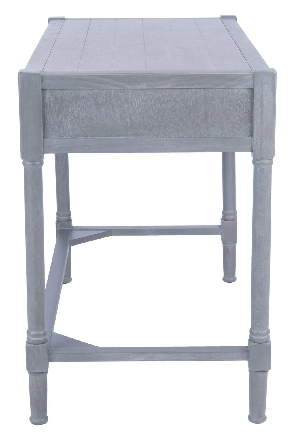 White Washed Grey 2-Drawer Writing Desk A34406