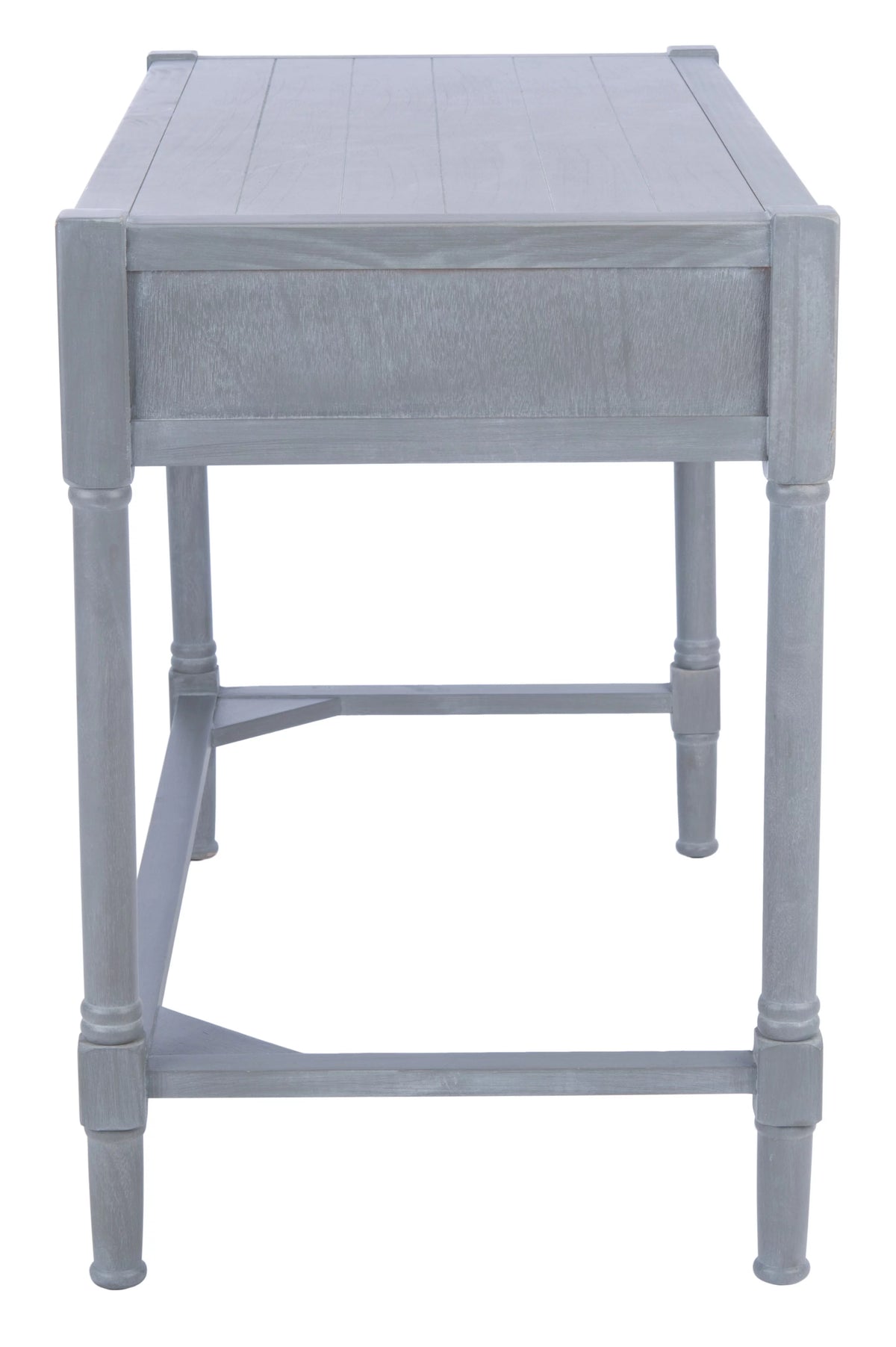 White Washed Grey 2-Drawer Writing Desk A34406