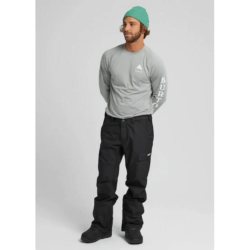 Men's Regular Fit Cargo Pant, Large, Black Z56102