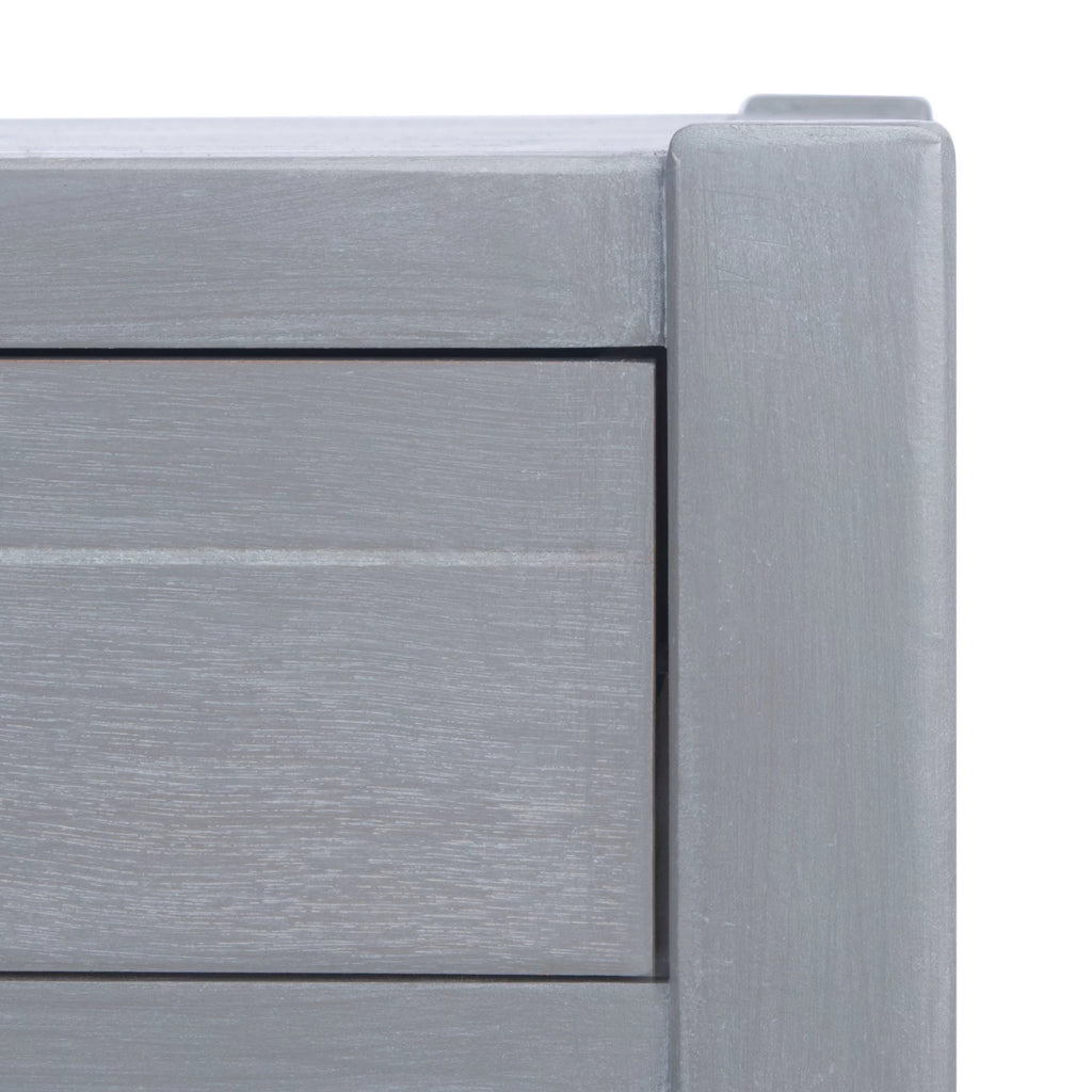 White Washed Grey 2-Drawer Writing Desk A34406