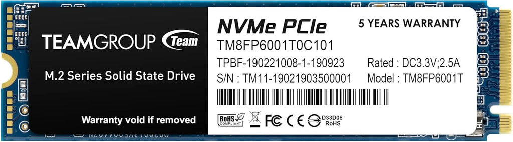 4TB NVMe PCIe Gen3x4 M.2 2280 Internal SSD F40908