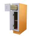 Single Door Single Drawer Light Gray Kitchen Cabinet I18916