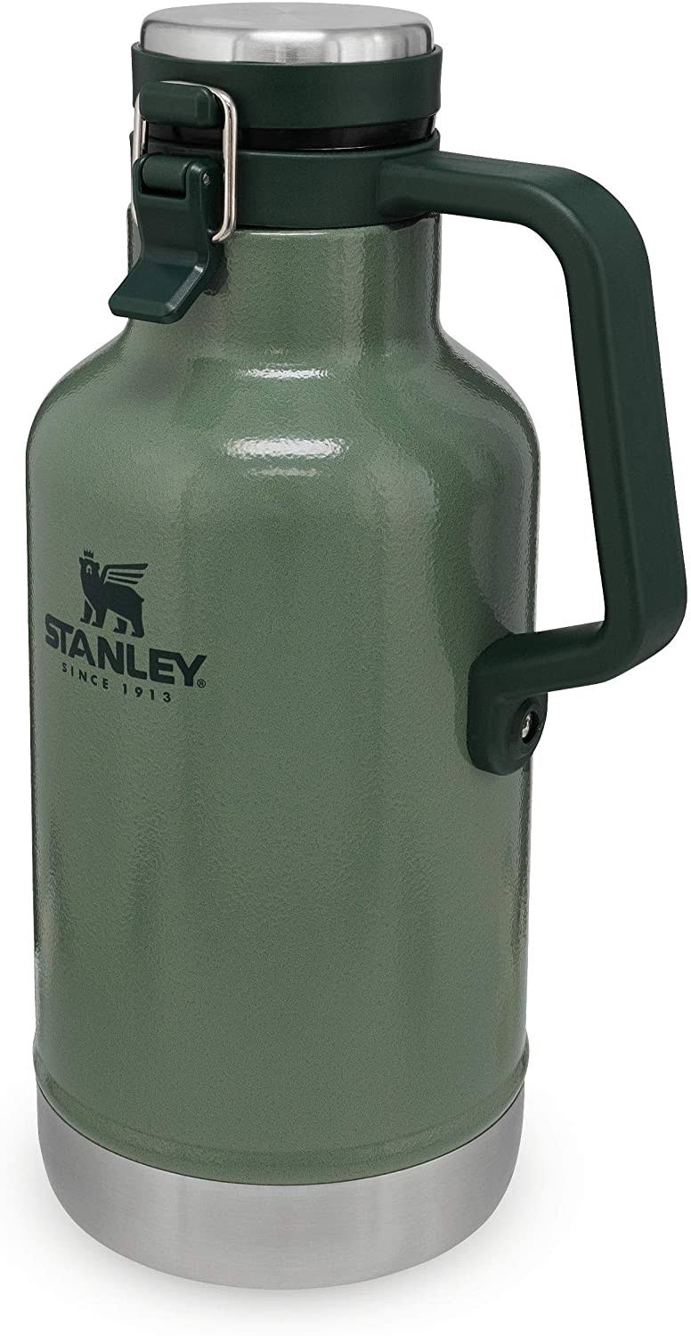 Classic Beer Growler 1.9L Hammertone Green E37648