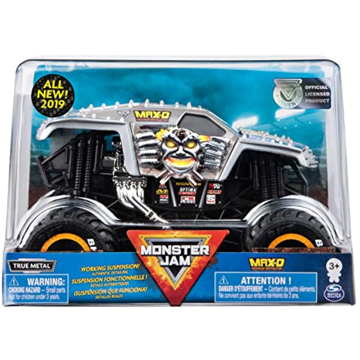 Max D Die-Cast Monster Truck 1:24 Scale R7552
