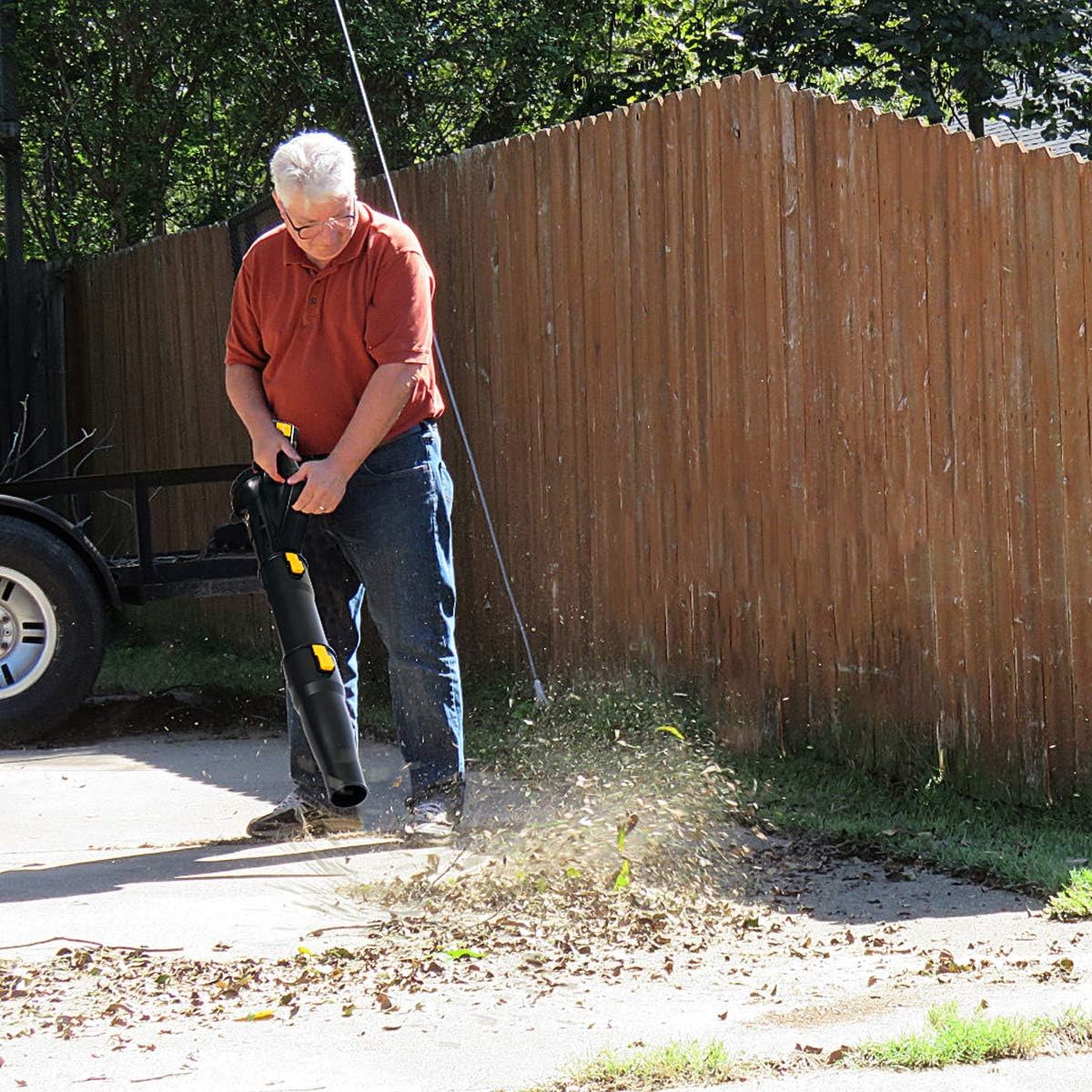 20V Cordless Leaf Blower with 2 Batteries and Charger Z8310