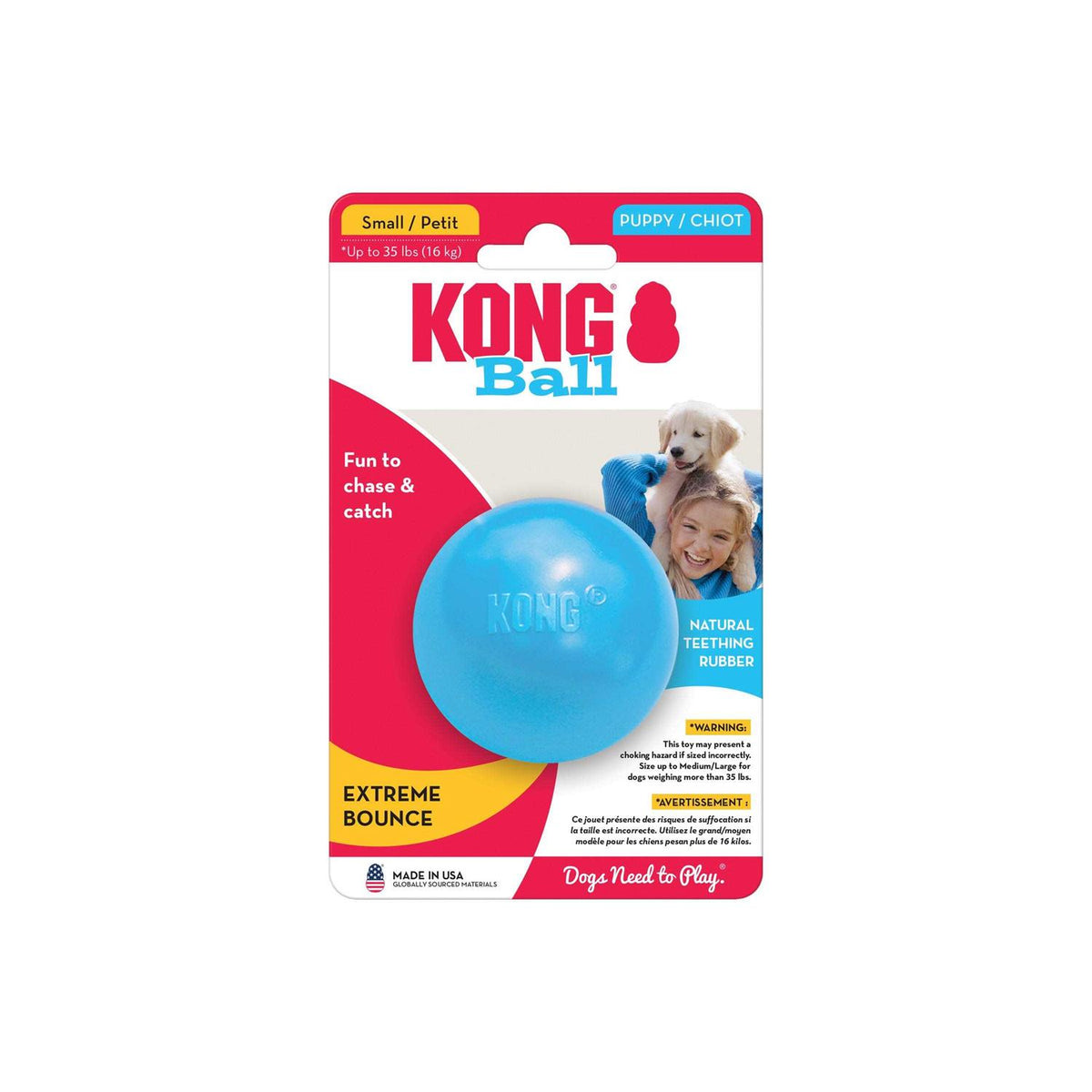 Puppy Ball with Hole Dog Toy P571