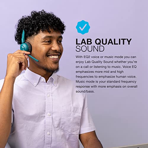 Teal On-Ear Wireless Headset with 50+ Hours Playtime K1296