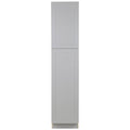 Gray Pantry Cabinet with Adjustable Shelves J98706