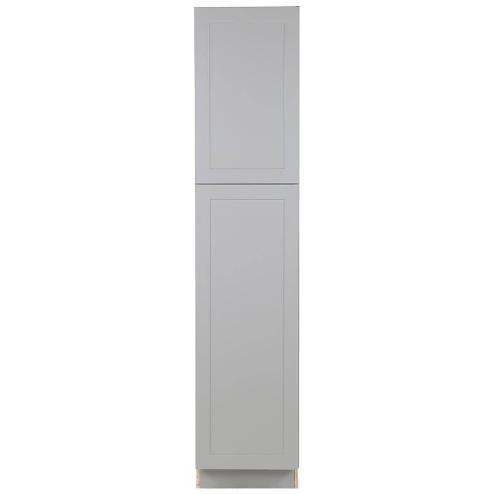 Gray Pantry Cabinet with Adjustable Shelves J98706