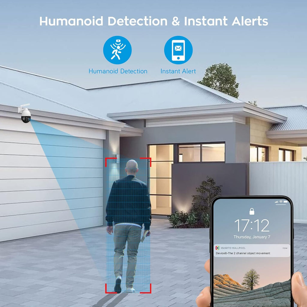 5MP 40x Zoom Auto-Track Rotation Wireless Security Camera L132345