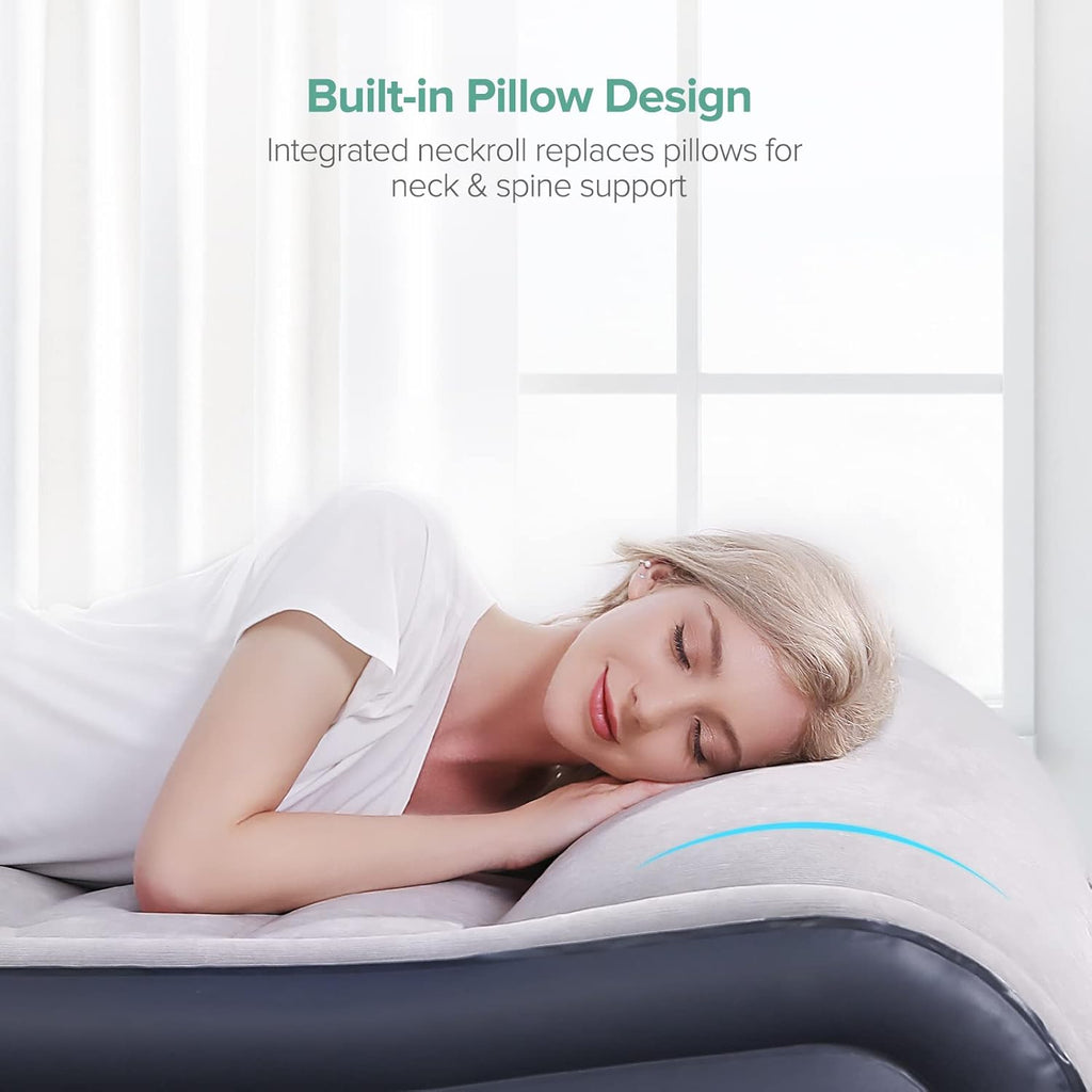 Full Luxury Queen Air Mattress with Built in Pump C4820