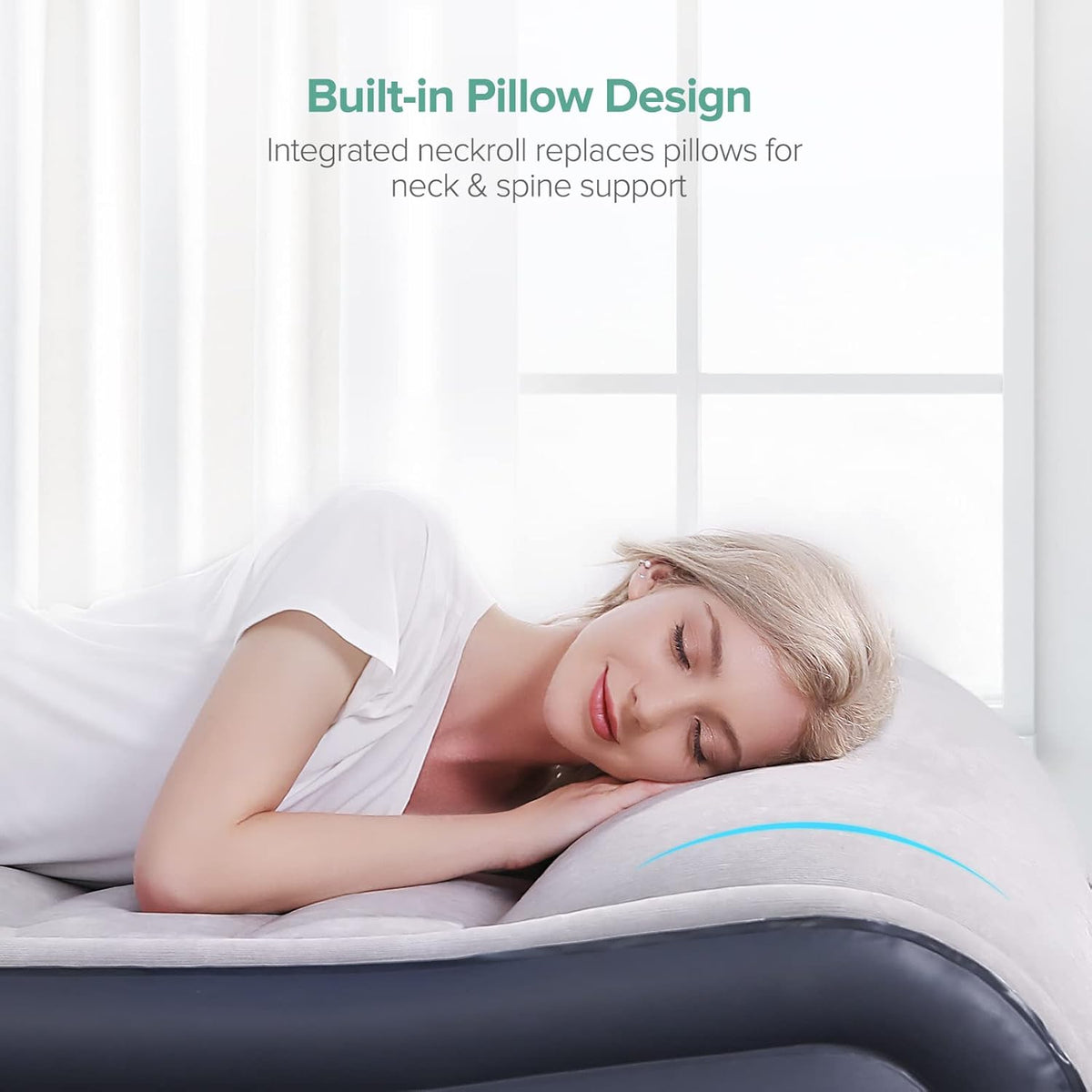 Full Luxury Queen Air Mattress with Built in Pump C4820