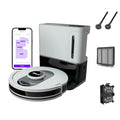 Voice Control Robot Vacuum with Home Mapping, Self-Empty Base, Cool Grey A578428